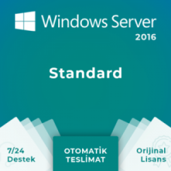 Windows Server 2016 Standard Lisans Anahtarı