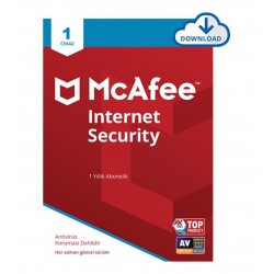 McAfee İnternet Security 1 Pc 1 Yıl